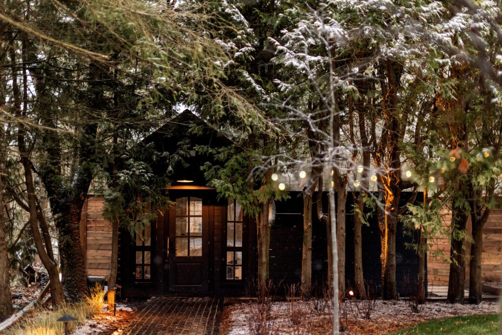 entrance to the spa at The Liberty Inn