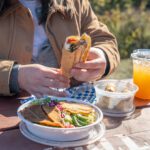 Best Bites Shawarma. Eating at HillCrest park In Thunder Bay