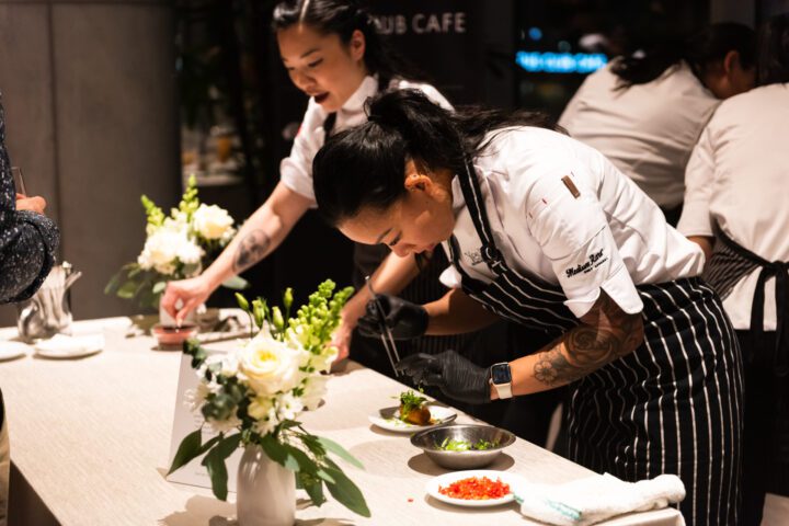 Yes Chef with culinary student