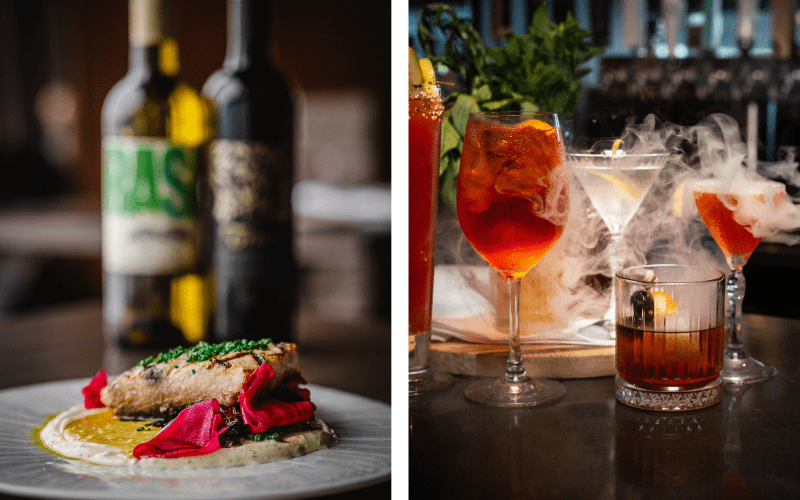 Aquaterra dinner and drinks