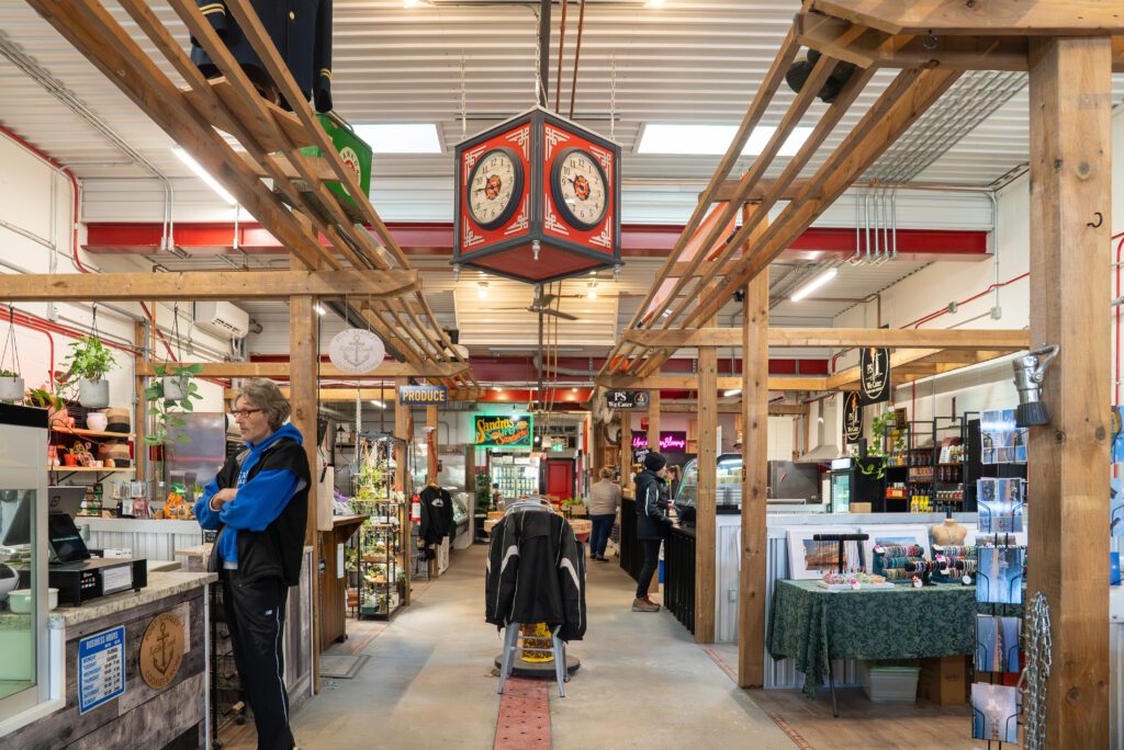 Port Stanley Firehall Market Interior