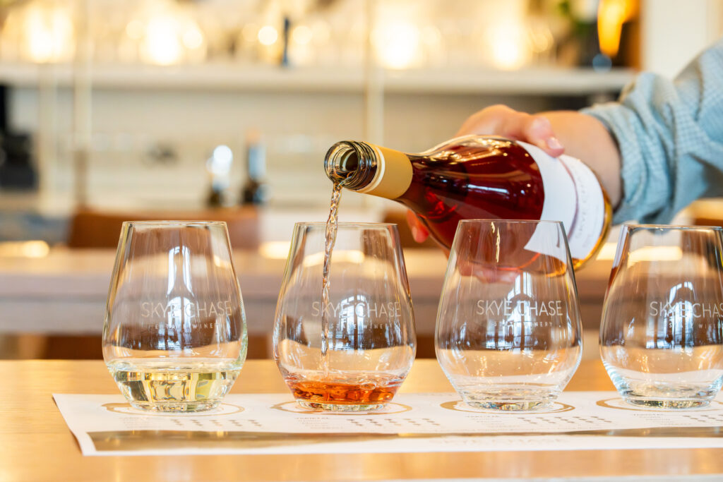 Skye Chase Winery Flight