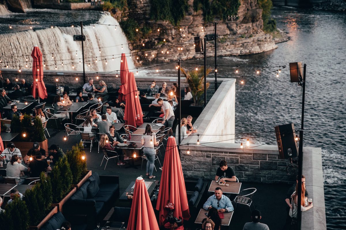 Photo at Tavern at the Flals taken from above