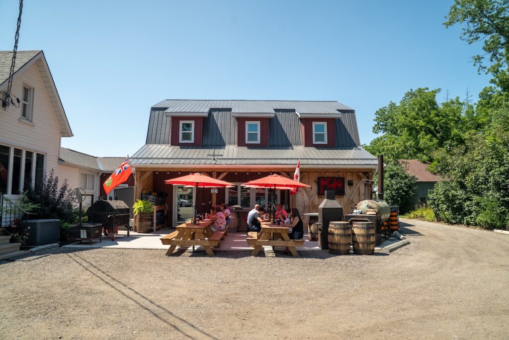 Exterior shot of JTK Farm and Meat Shoppe